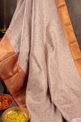 meenakari brocade pure zari mulberry silk kai korvai kanjivaram