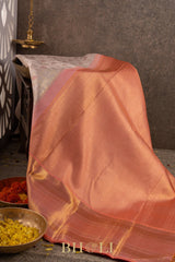 meenakari brocade pure zari mulberry silk kai korvai kanjivaram