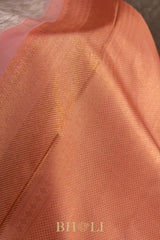 meenakari brocade pure zari mulberry silk kai korvai kanjivaram