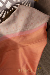 meenakari brocade pure zari mulberry silk kai korvai kanjivaram