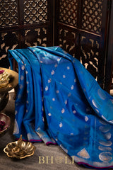 meenakari handwoven gadwal silk by silk
