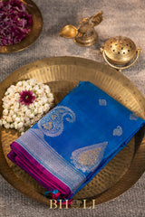 meenakari handwoven gadwal silk by silk