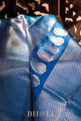meenakari handwoven gadwal silk by silk