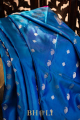 meenakari handwoven gadwal silk by silk
