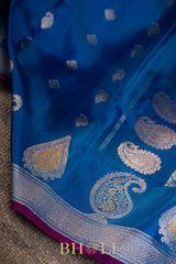 meenakari handwoven gadwal silk by silk