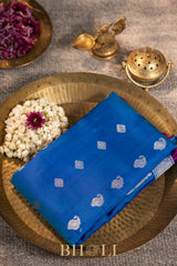 meenakari handwoven gadwal silk by silk