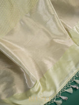 modern classic light green brocade katan silk banarasi