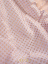 modern classic pure katan silk brocade pink banarasi