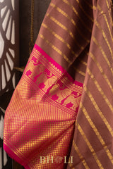modern classics pure mulberry silk kai korvai kanjivaram