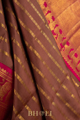 modern classics pure mulberry silk kai korvai kanjivaram