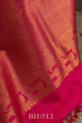 modern classics pure mulberry silk kai korvai kanjivaram