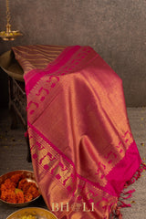 modern classics pure mulberry silk kai korvai kanjivaram