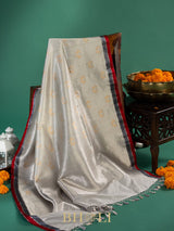modern handwoven pure katan silk brocade banarasi