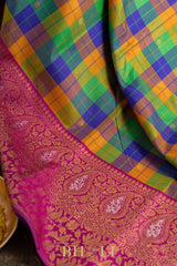 paalum pazhamum pure zari mulberry silk kai korvai kanjivaram
