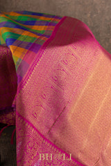 paalum pazhamum pure zari mulberry silk kai korvai kanjivaram