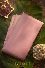 pale pink pure zari mulberry silk kanjivaram