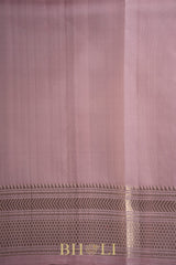 pale pink pure zari mulberry silk kanjivaram