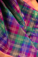 palum pazhamum handwoven kai koravi mulberry silk pure zari kanjivaram