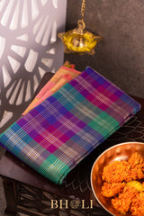 palum pazhamum handwoven kai koravi mulberry silk pure zari kanjivaram