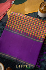 palum pazhamum thread work korvai kanjivaram silk