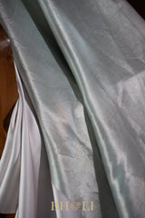 pure katan silk brocade body mashru border banarasi