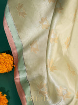 pure katan silk handwoven brocade banarasi