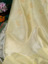 pure katan silk handwoven brocade banarasi