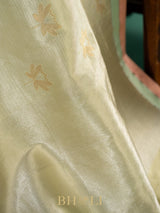 pure katan silk handwoven brocade banarasi