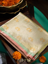 pure katan silk handwoven brocade banarasi