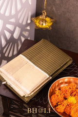 pure zari 4gm handwoven kai korvai silk kanjivaram