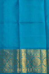 pure zari contrast border silk kai korvai kanjivaram