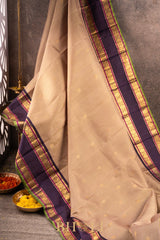 pure zari kai korvai mulberry silk vintage kanjivaram