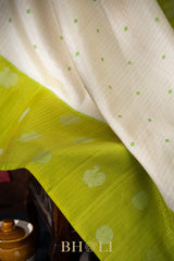 pure zari mulberry silk korvai kanjivaram