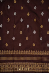 pure zari vintage design twill handwoven korvai kanjivaram silk