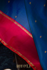 rettai pettu pure zari mulberry silk korvai kanjivaram