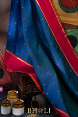 rettai pettu pure zari mulberry silk korvai kanjivaram