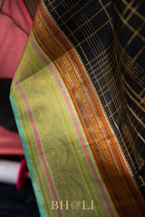 royal pure zari striped korvai kanjivaram