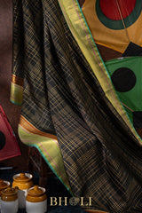 royal pure zari striped korvai kanjivaram