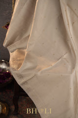 small rudraksh buta border pure zari mulberry silk kanjivaram