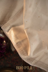 small rudraksh buta border pure zari mulberry silk kanjivaram