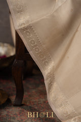 small rudraksh buta border pure zari mulberry silk kanjivaram