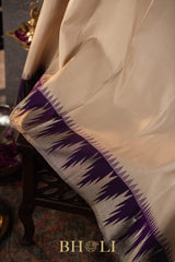 thazampoo reku etukol handwoven kai korvai silk kanjivaram