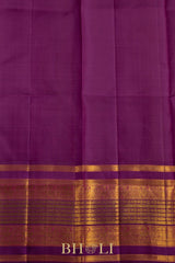 thazhampoo reku border pure zari kai korvai silk kanjivaram