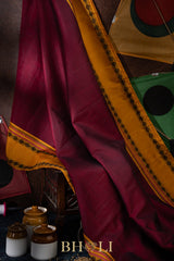 thread work pure mulberry silk korvai kanjivaram