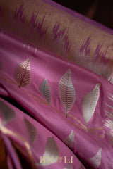 unique jaal pure katan silk kaduwa meenakari banarasi