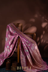 unique jaal pure katan silk kaduwa meenakari banarasi