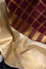 vintage design puri zari korvai kanjivaram mulberry silk