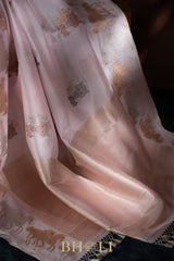 handwoven pure katan silk kaduwa buta banarasi