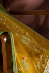 authentic jamdani banarasi with kadiyal border