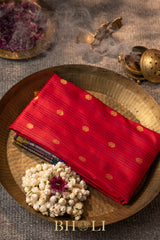 checkered body kuttu silk by silk gadwal